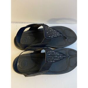 Easy spirit bling black sandals size 9m‎